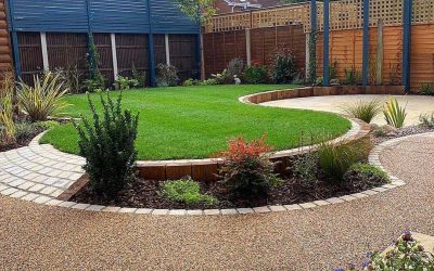 Landscaping using Vubas Brittany Bronze